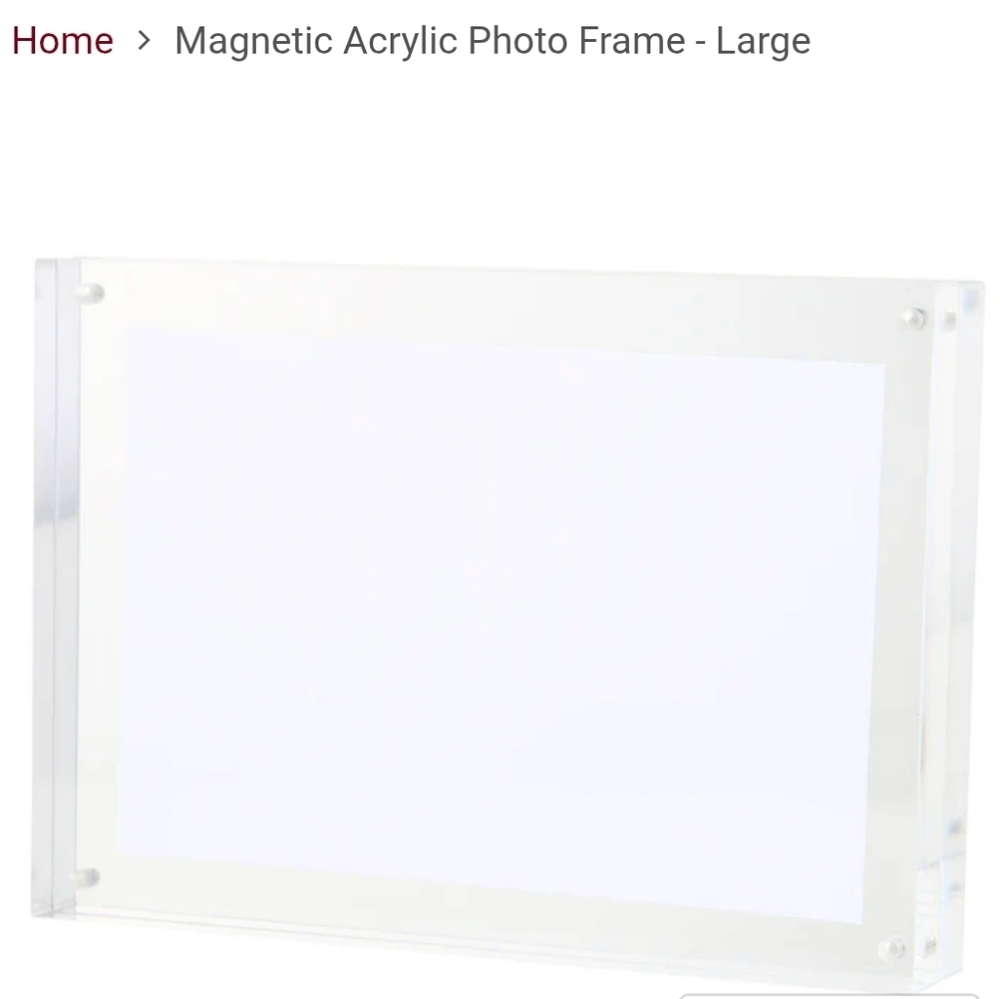 ❤️BUY 2 GET 1 FREE  Magnetic Acrylic Photo Frame - Large